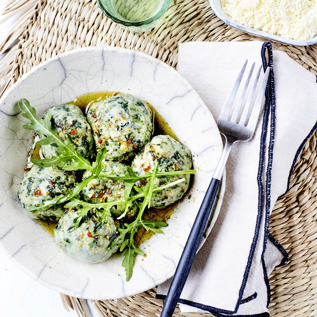 Gnudis med parmesan