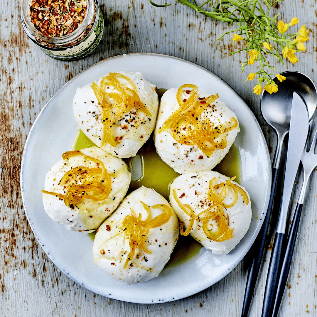 Kandiserte sitronmozzarella 